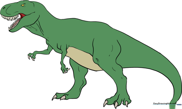 How to Draw a Tyrannosaurus Rex