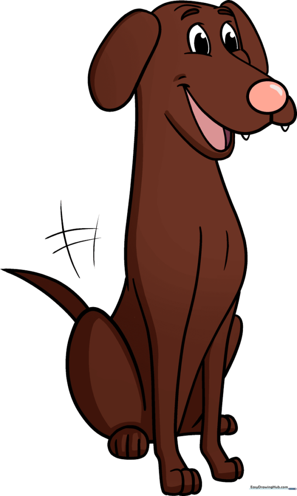 How to Draw a Cartoon Dog