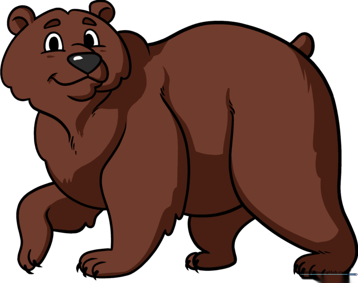 How to Draw a Cartoon Bear