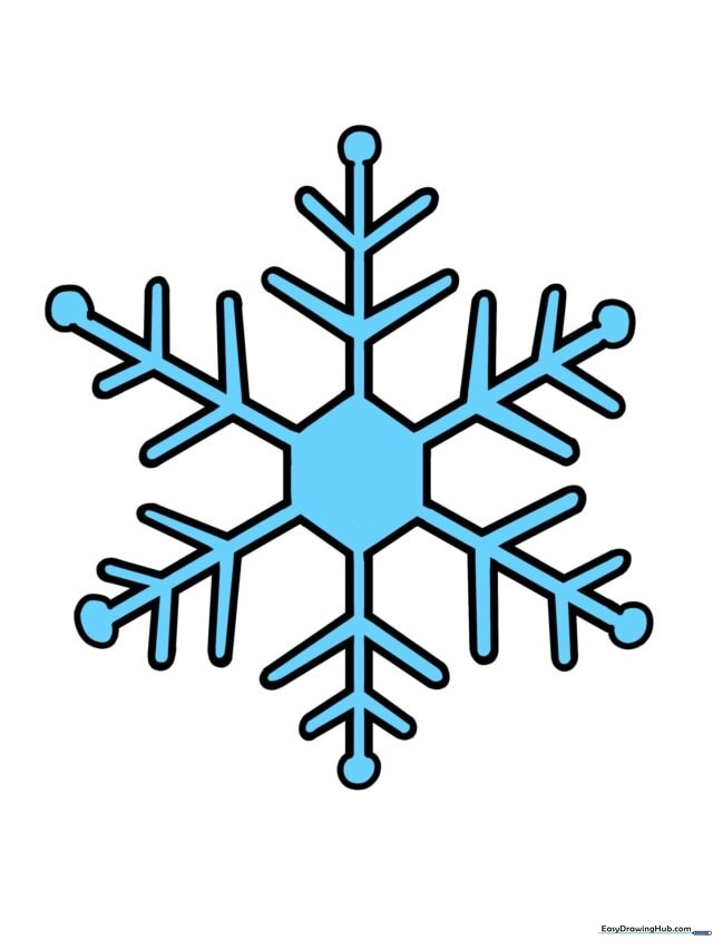 How to Draw a Snowflake