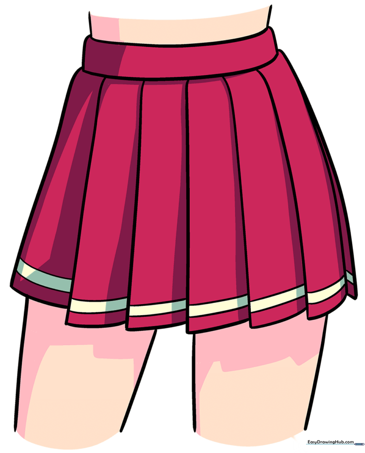 Anime Pleated Skirt