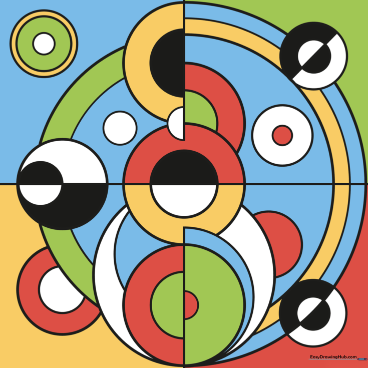 Robert Delaunay Style Art