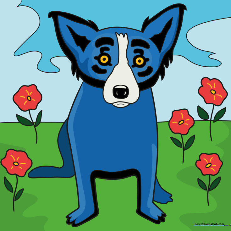 Blue Dog Art Project