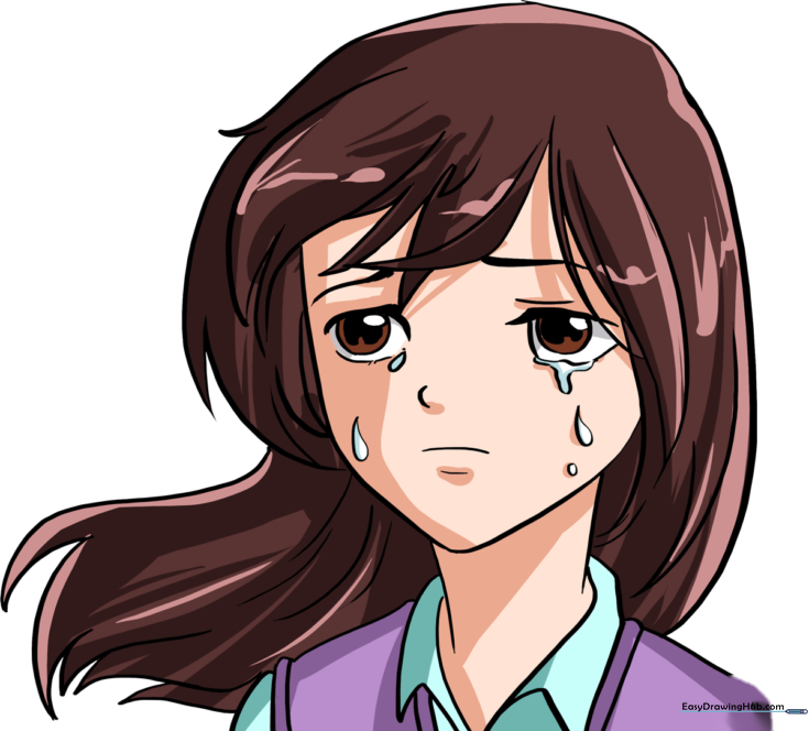Sad Anime Face