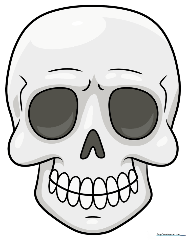 Easy Skeleton Face