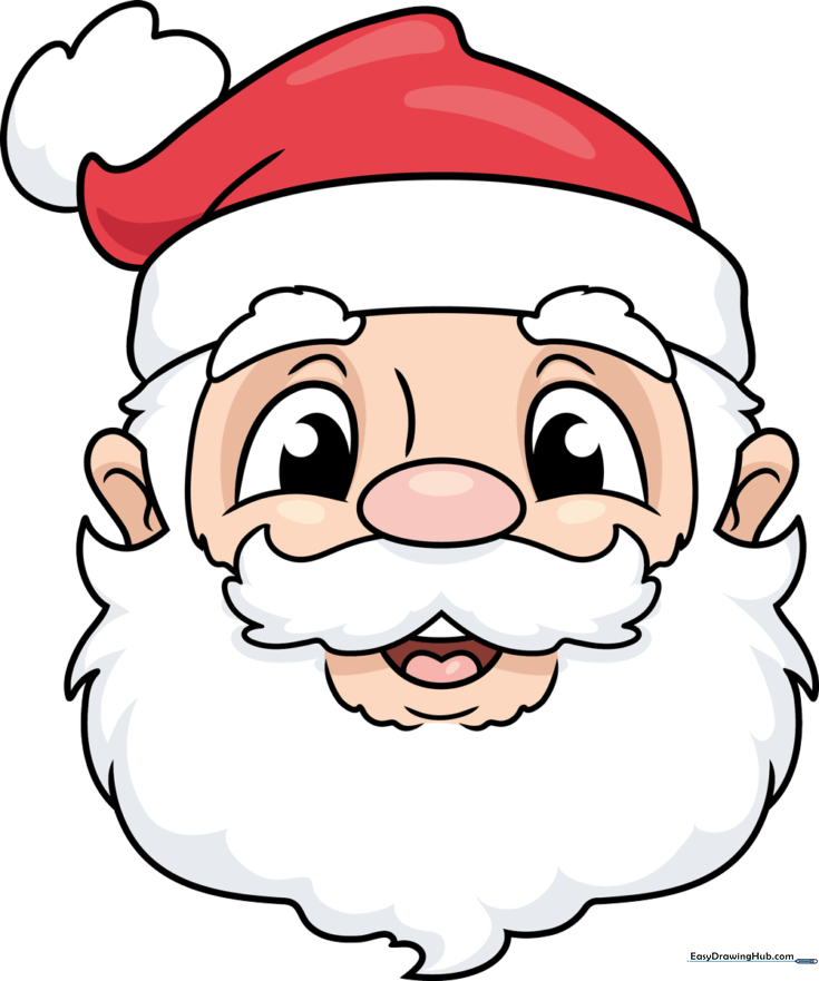 Jolly Santa Claus Face