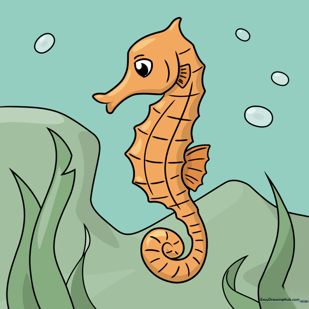 Curled Seahorse