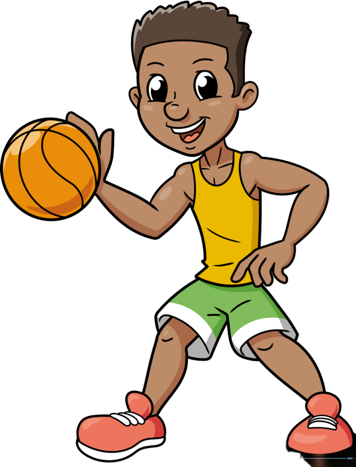 Cartoon Basketball Player