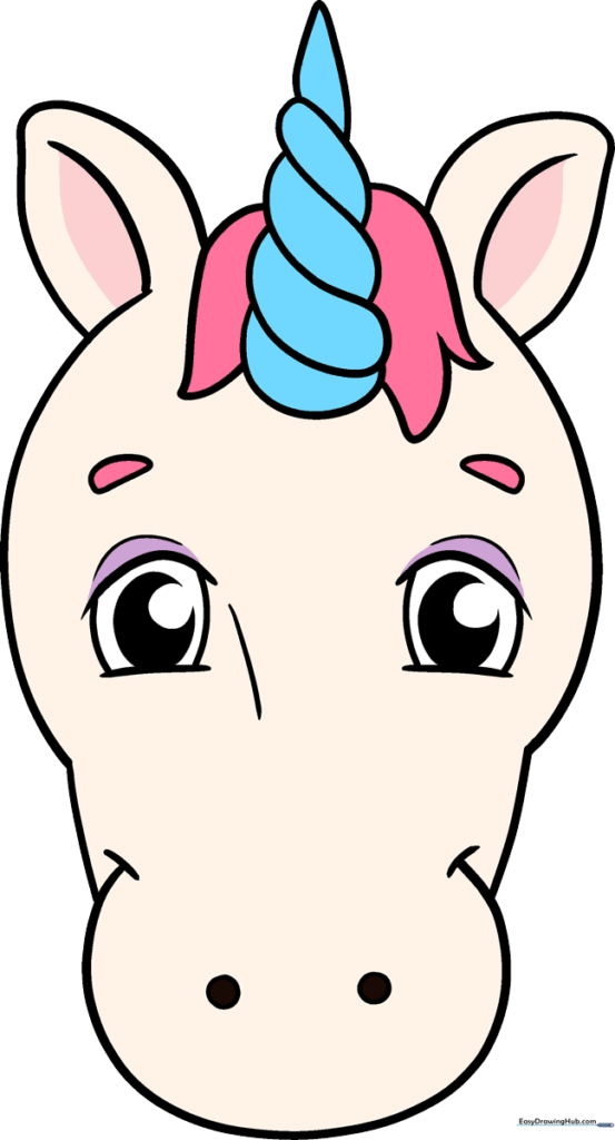 Easy Unicorn Face