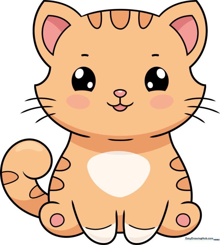 Cute Cartoon Cat