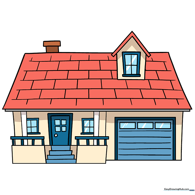 Whimsical Cartoon House
