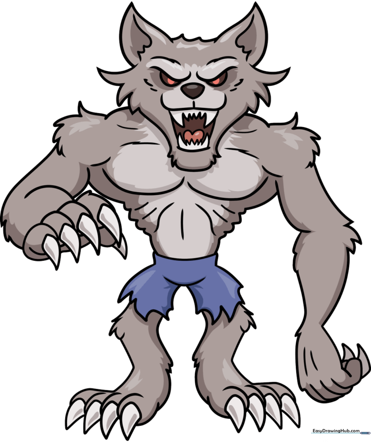 Cartoon Werewolf