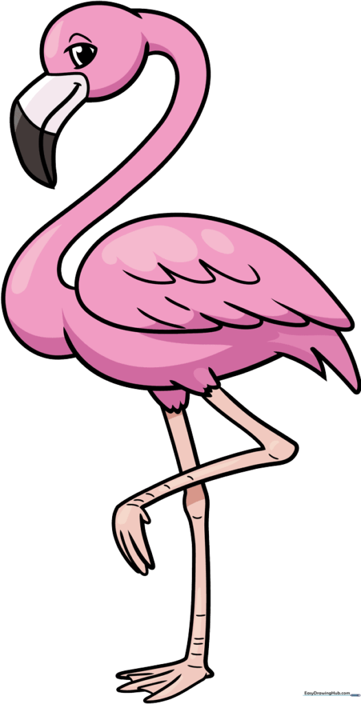 Cartoon Flamingo