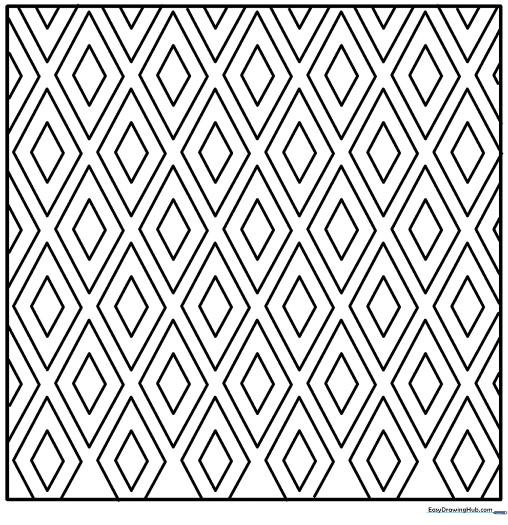 Rhombus Optical Illusion