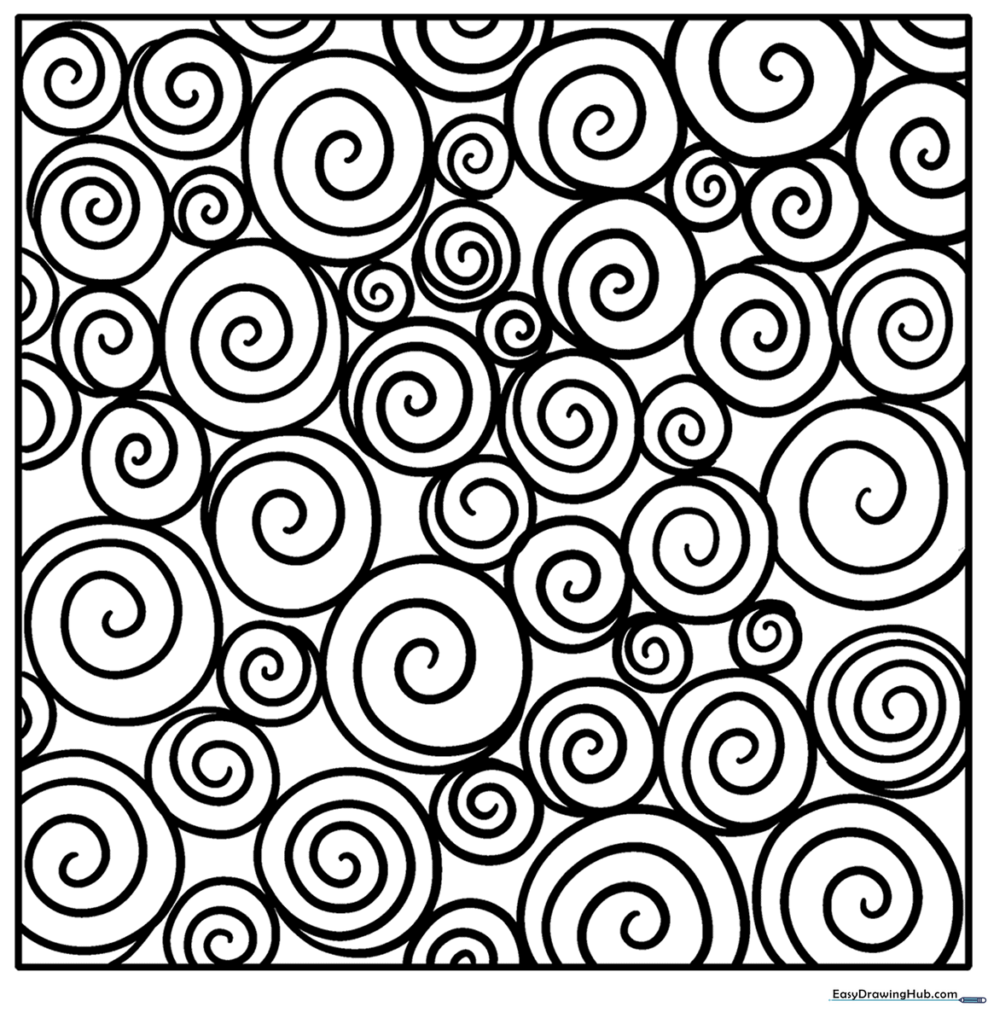 Hypnotic Spiral Pattern