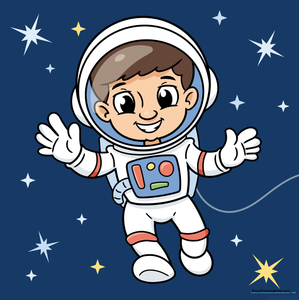 Cartoon Astronaut