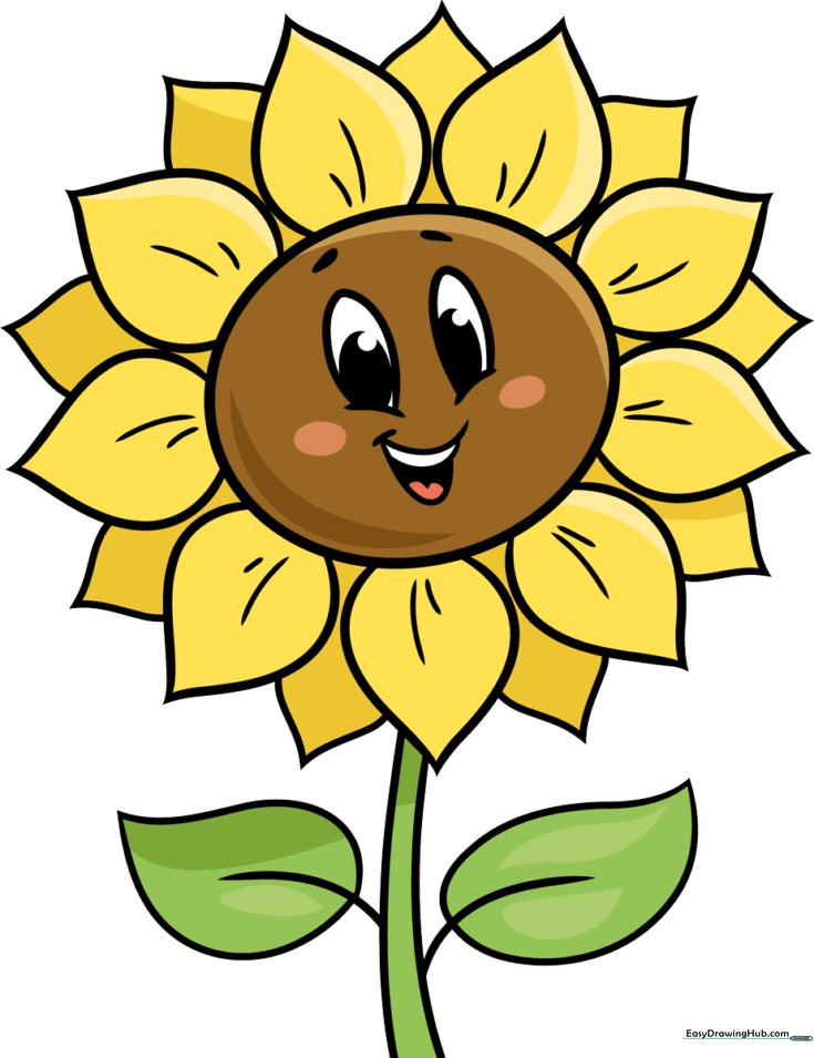 Cartoon Sunflower