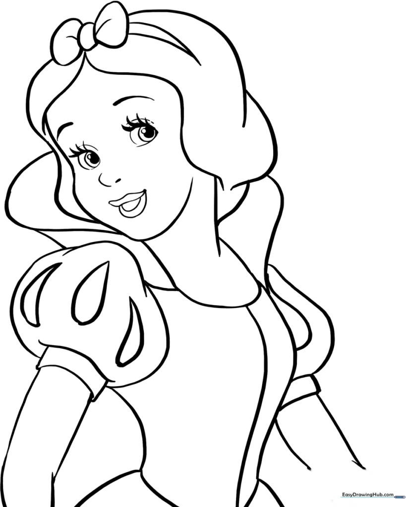 Snow White Coloring Page