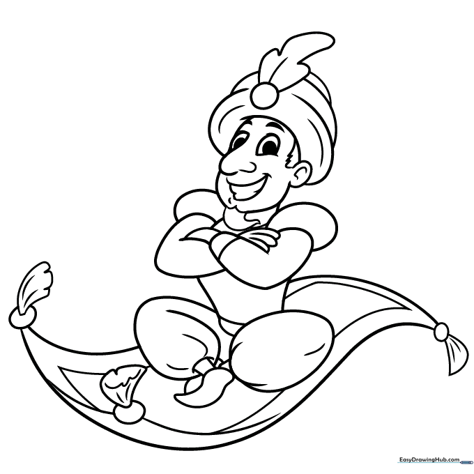 Magic Carpet Ride Coloring Sheet