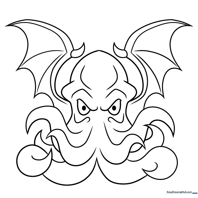 Cthulhu Coloring Sheet