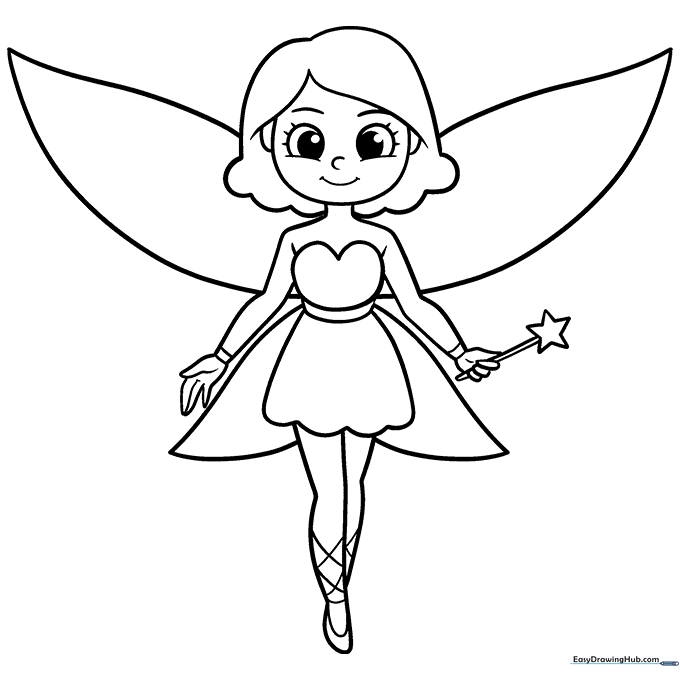 Fairy Coloring Sheet