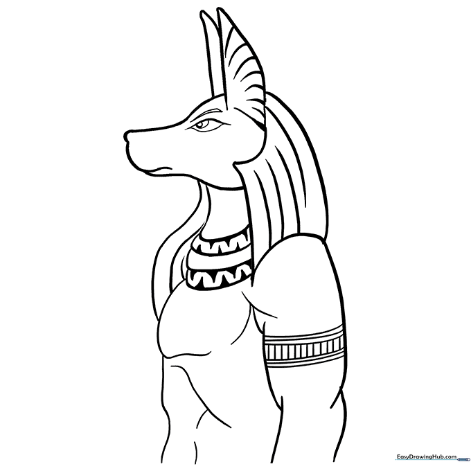 Anubis Coloring Sheet