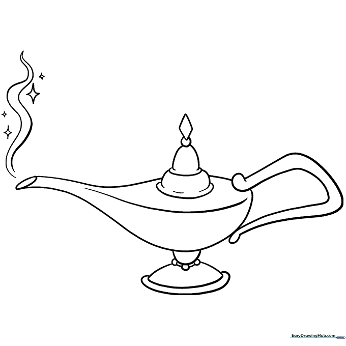 Magic Genie Lamp Sheet