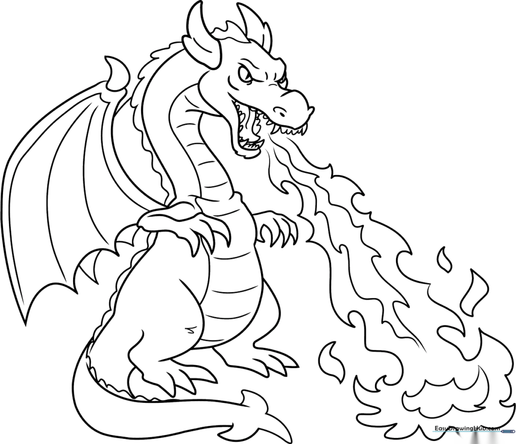 Fire-Breathing Dragon Sheet