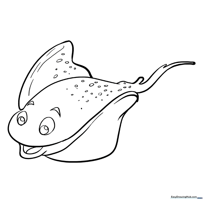 Stingray Coloring Sheet