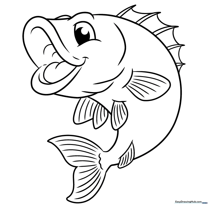 Bass Coloring Sheet