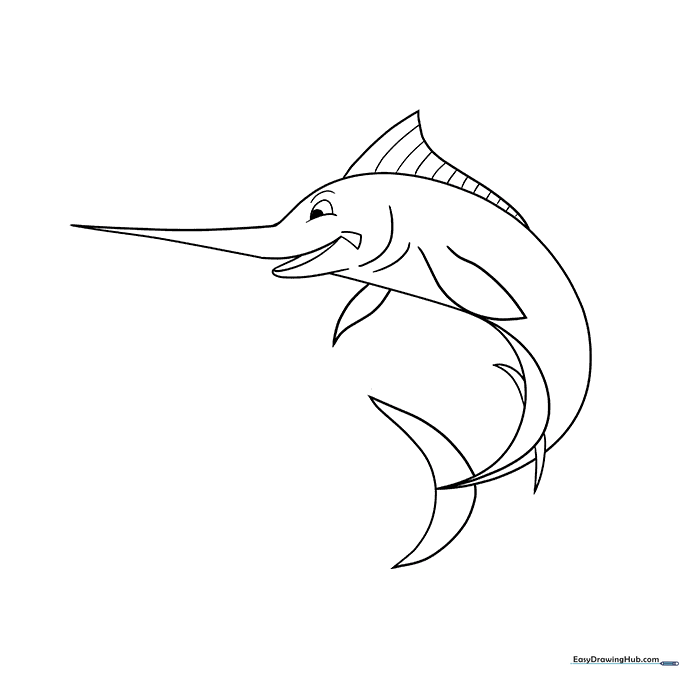 Swordfish Coloring Sheet