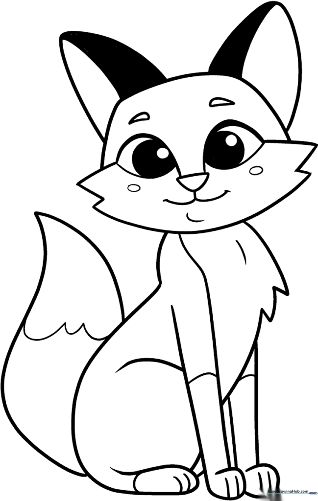 Fox Coloring Sheet