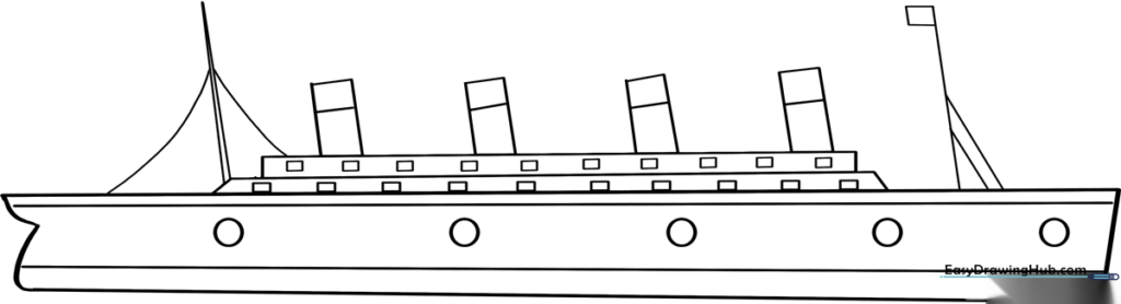 Titanic Coloring Sheet