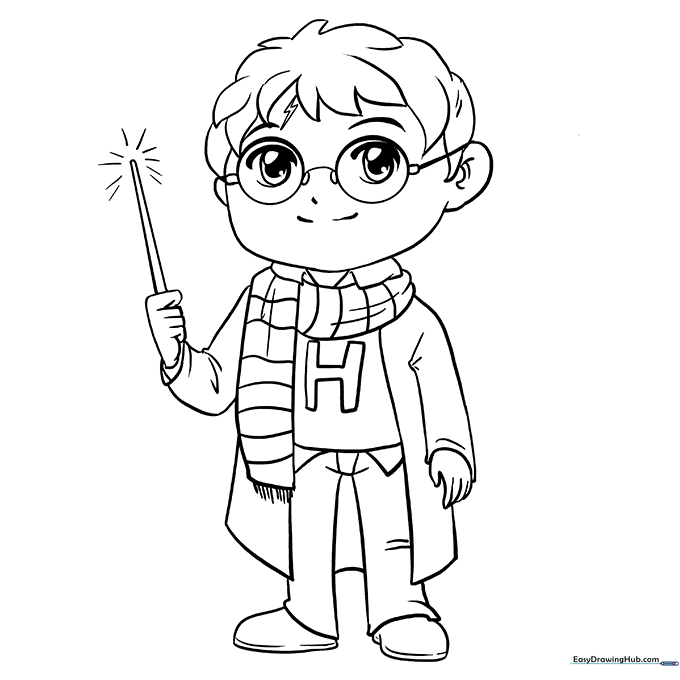 Harry Potter Coloring Sheet