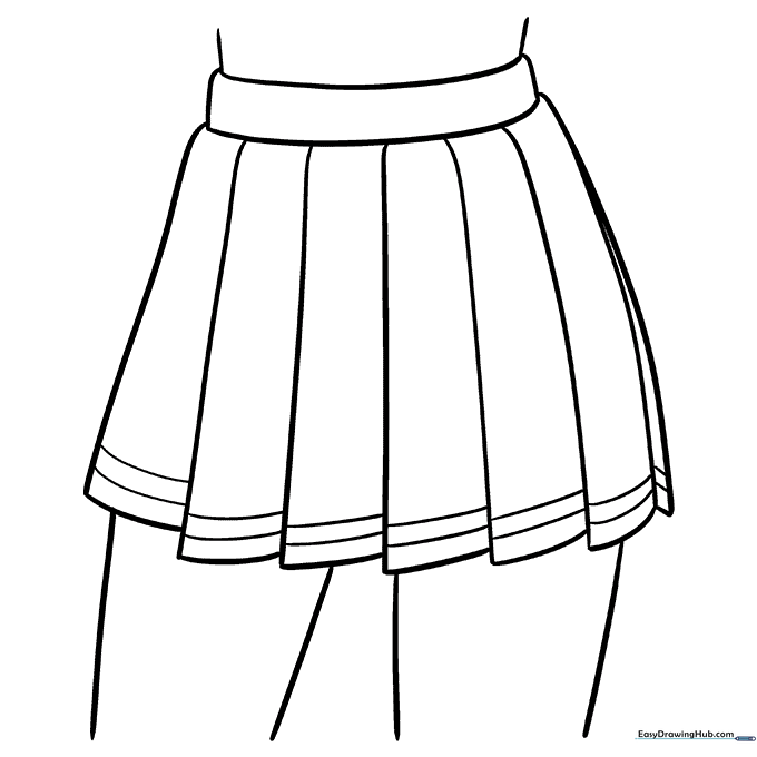 Anime Pleated Skirt