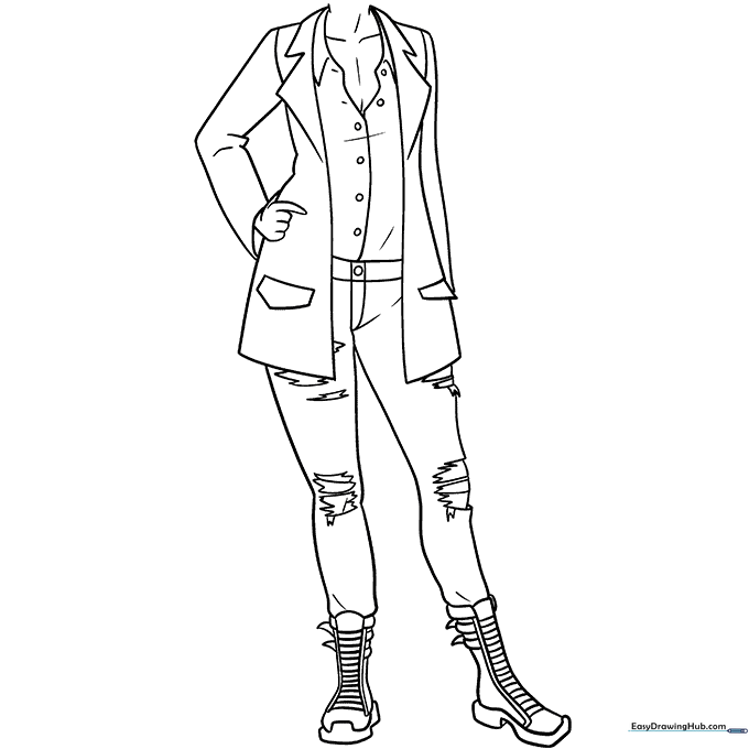 Anime Streetwear Outfit