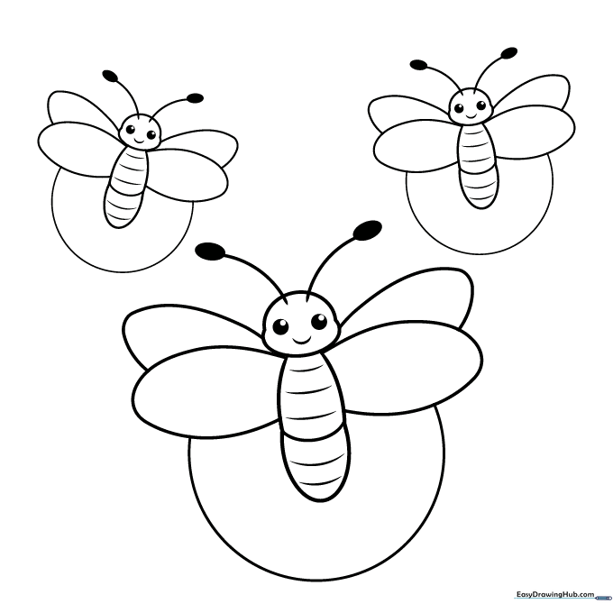 Firefly Coloring Sheet
