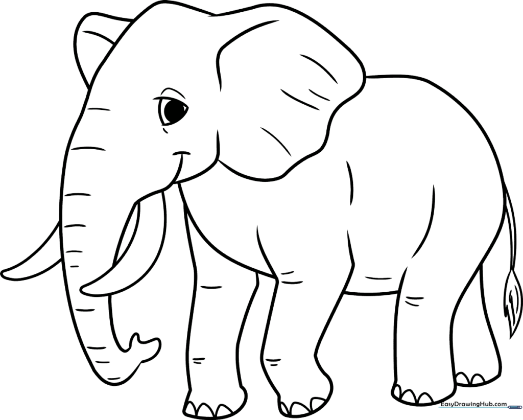 Classic Standing Elephant