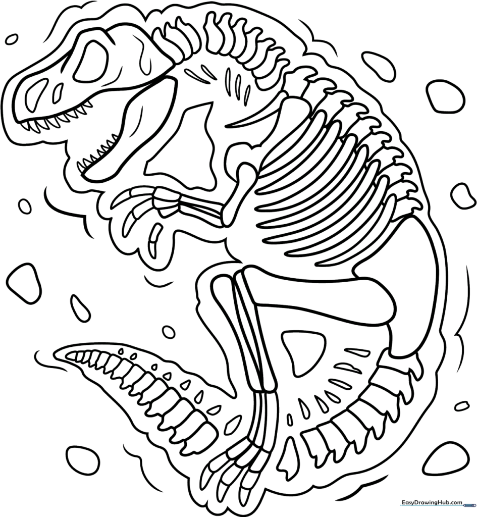 Fossil Coloring Sheet