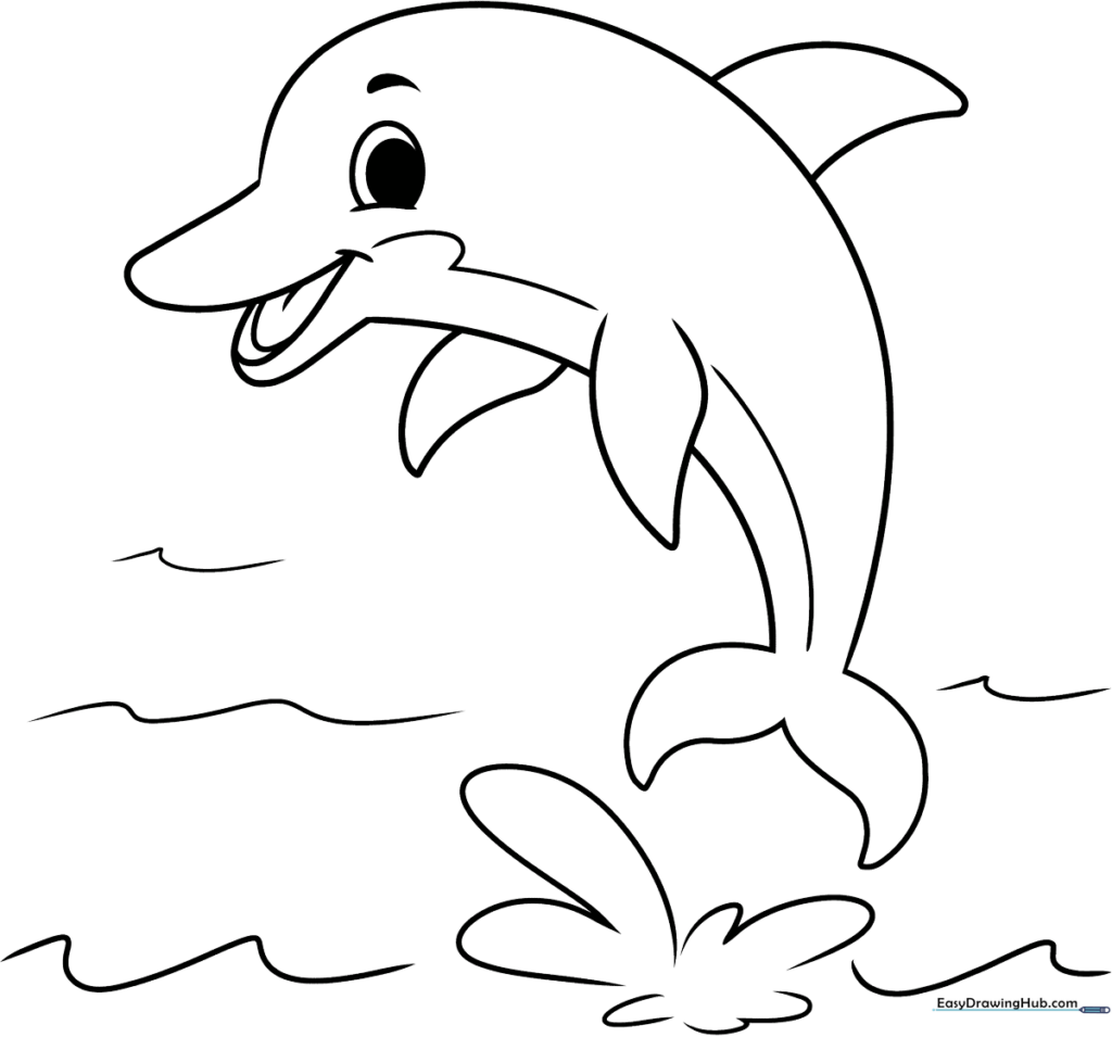 Cartoon Dolphin