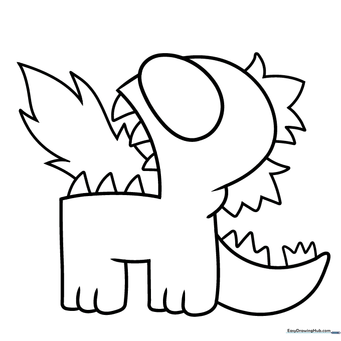 Among Us Godzilla