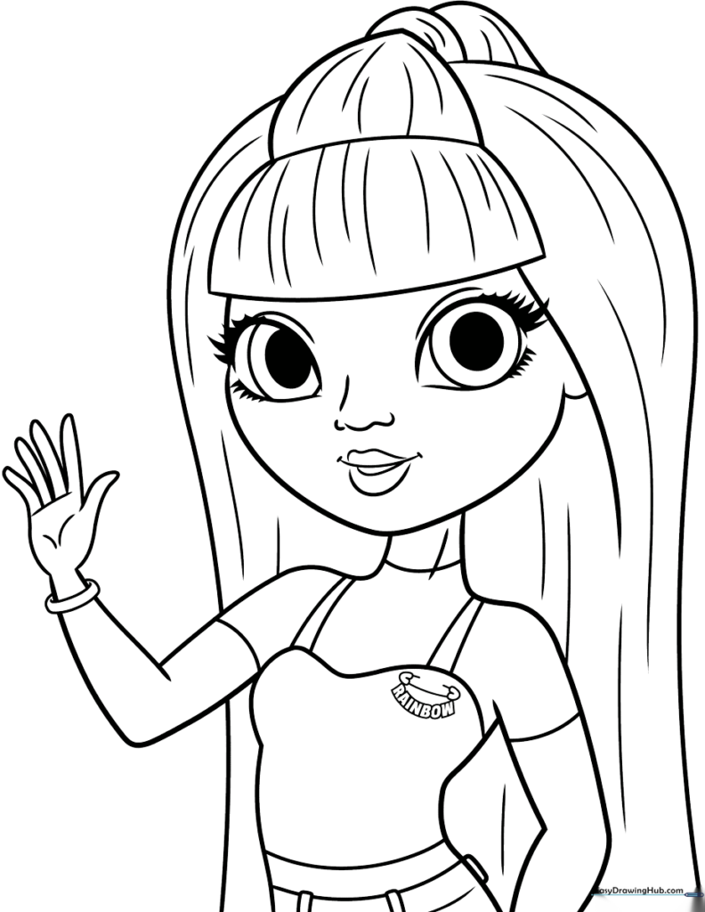 Violet from Rainbow High