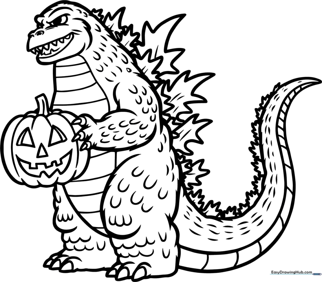 Halloween Godzilla