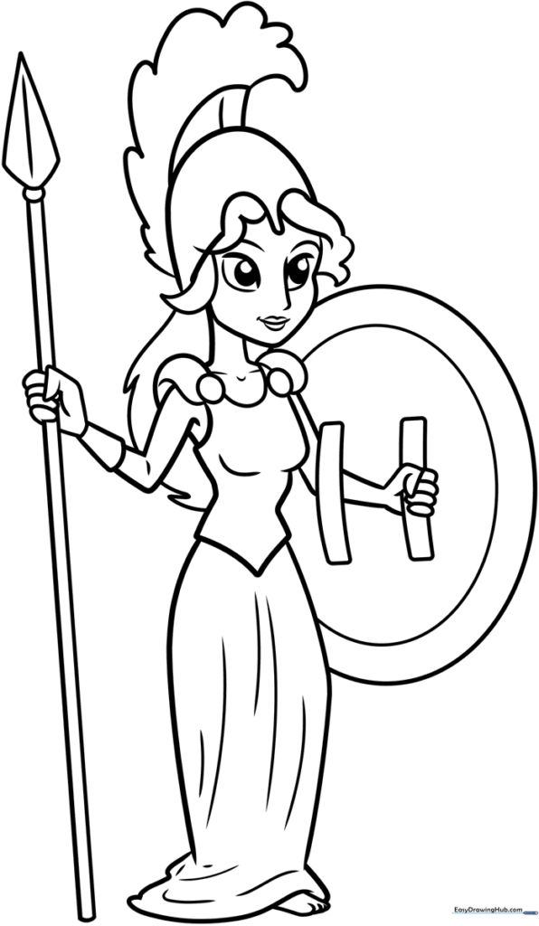Athena Coloring Sheet