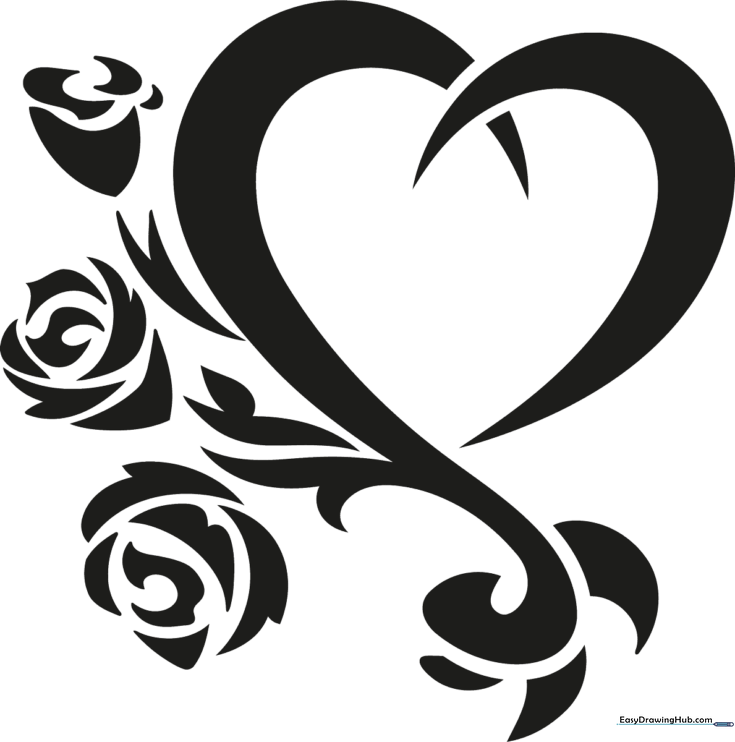 Tribal Heart Tattoo