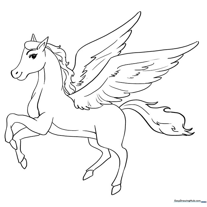 Pegasus Coloring Sheet