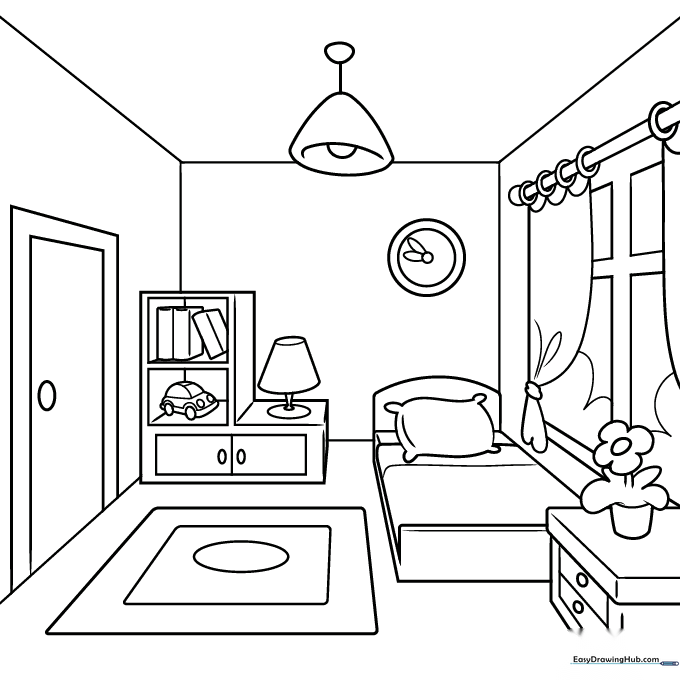 Room Coloring Sheet