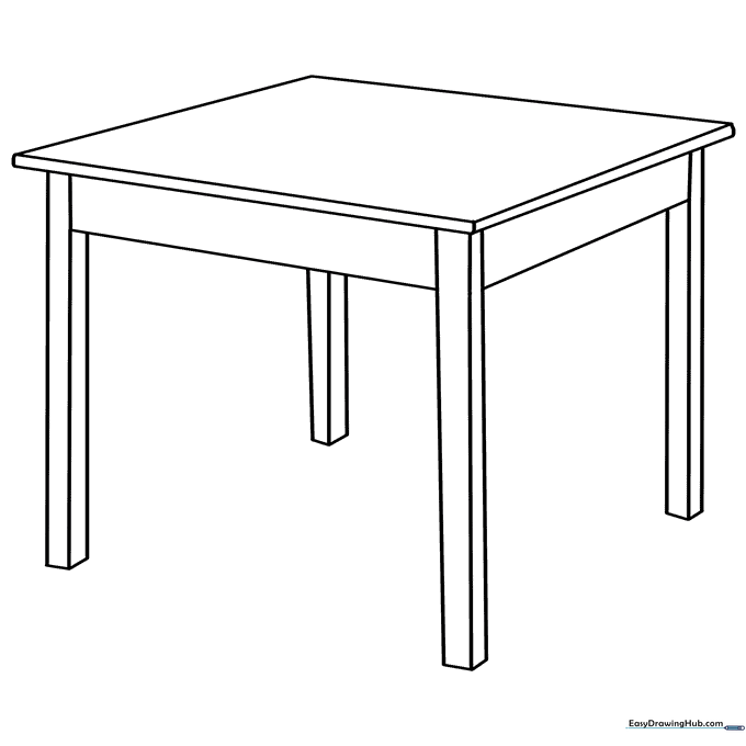 Table Coloring Sheet