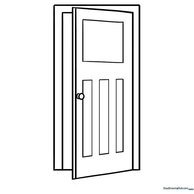 Door Coloring Sheet