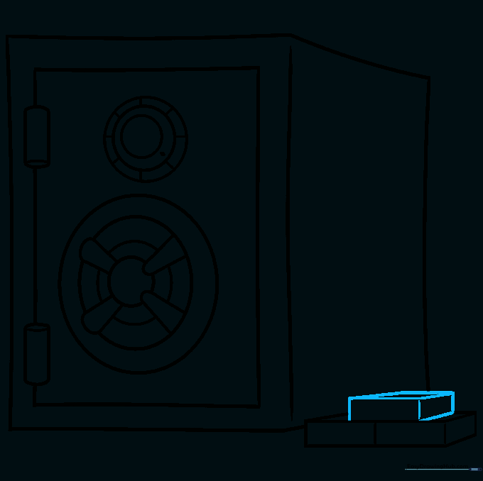 Additional gold bar added to the stack inside the vault.